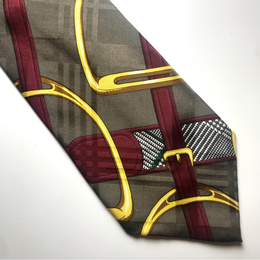 Vintage Polo by Ralph Lauren Handmade Equestrian Stirrup Tie